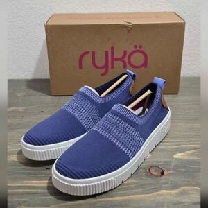 Ryka Vista Slip On Casual Athletic Dusk Blue NEW Womens 10